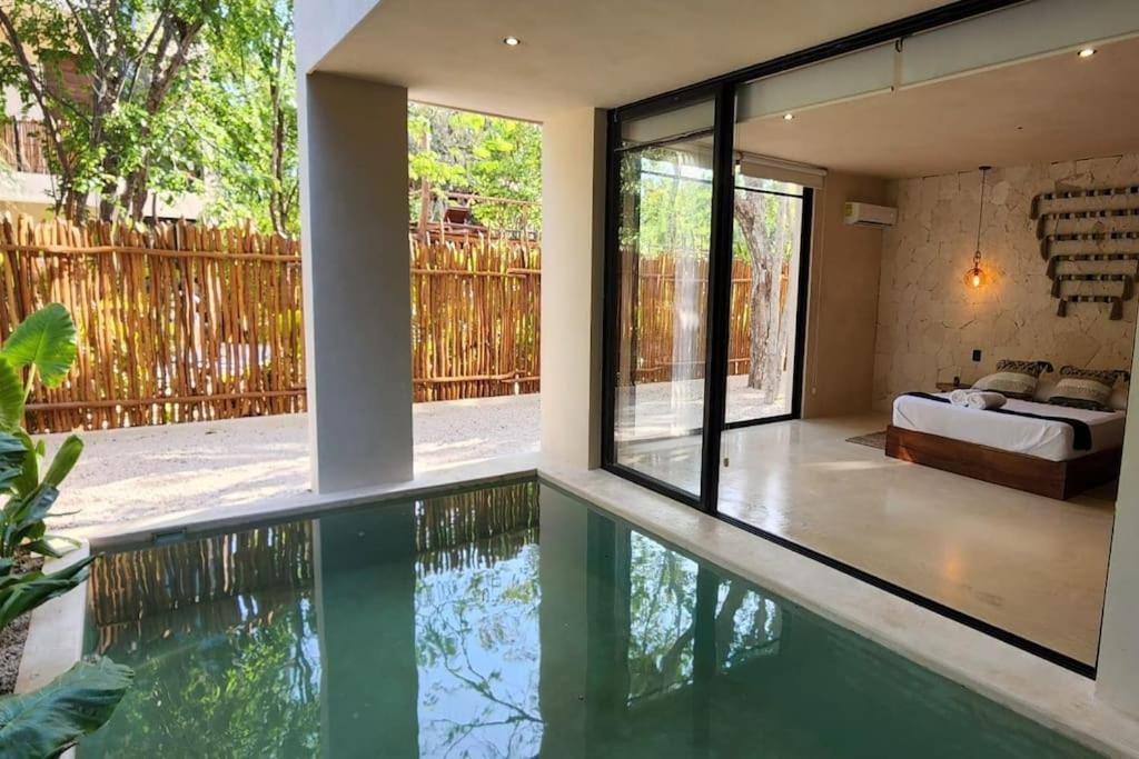 Apartment With Private Pool Tulum Chemuyil Exterior foto