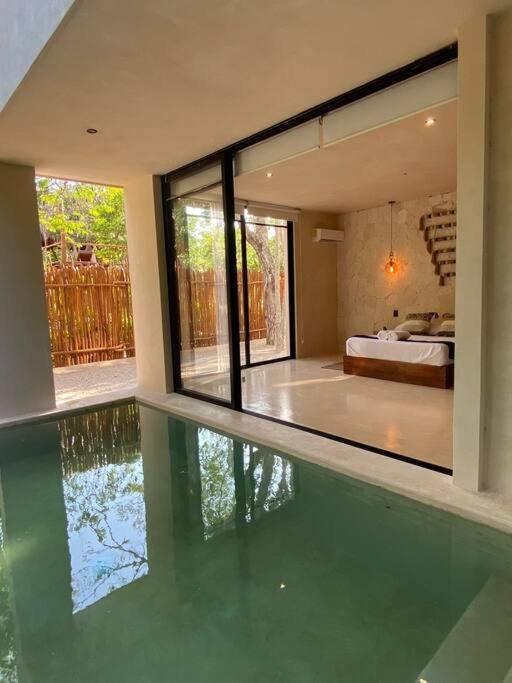 Apartment With Private Pool Tulum Chemuyil Exterior foto
