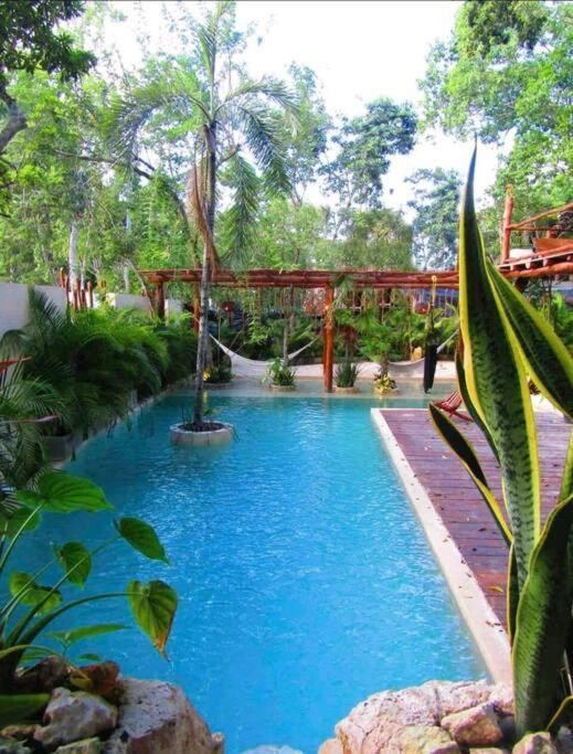 Apartment With Private Pool Tulum Chemuyil Exterior foto