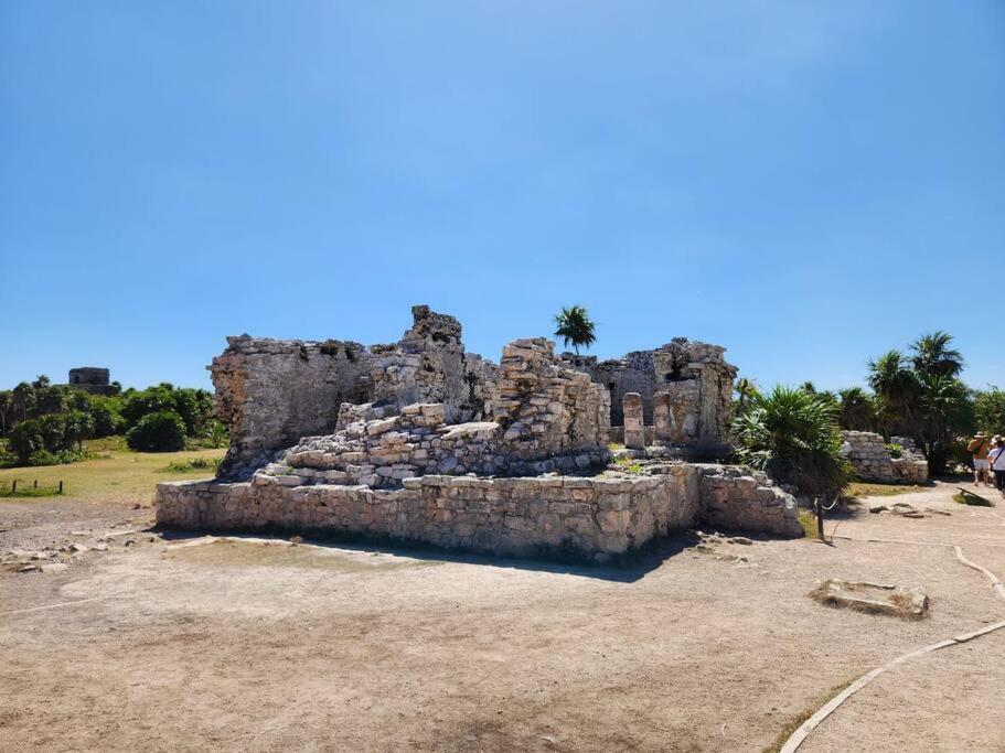 Apartment With Private Pool Tulum Chemuyil Exterior foto
