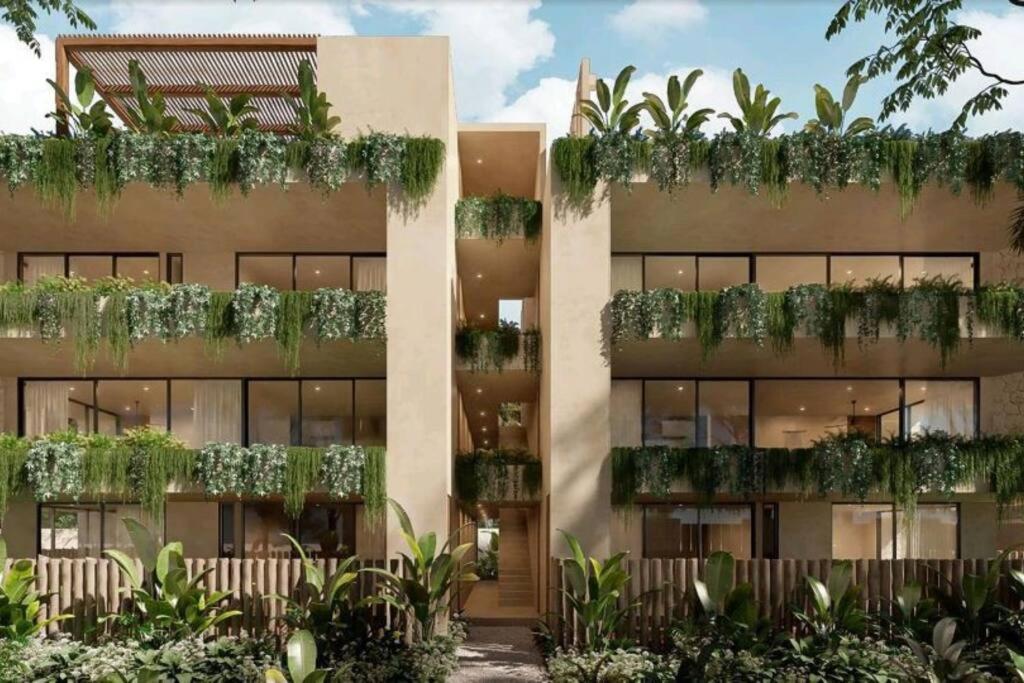 Apartment With Private Pool Tulum Chemuyil Exterior foto